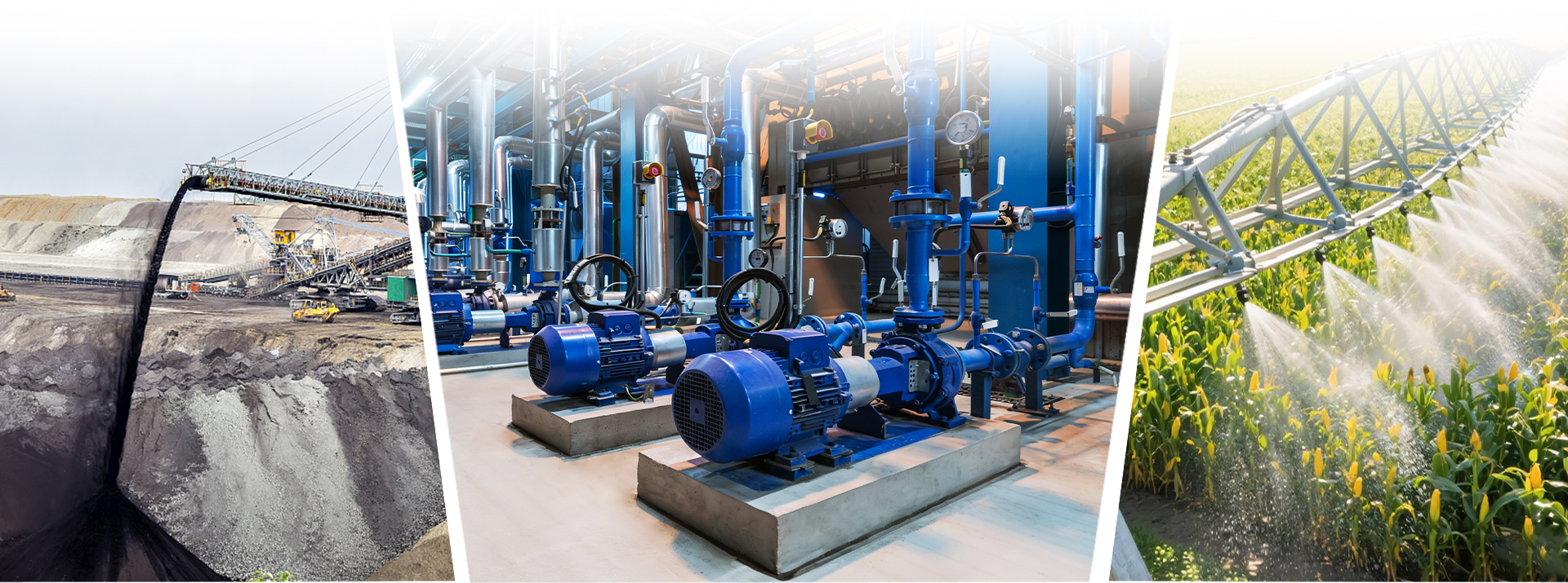 Industrial Pumps for Mining, Irrigation & Water Systems