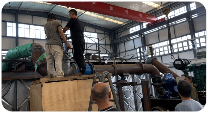 HRZL Slurry Pump Technical Drawing